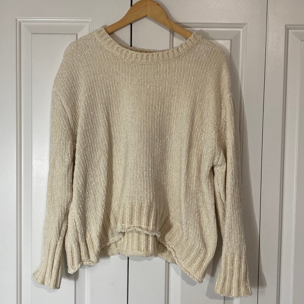 Philosophy Cream White Sweater Size L